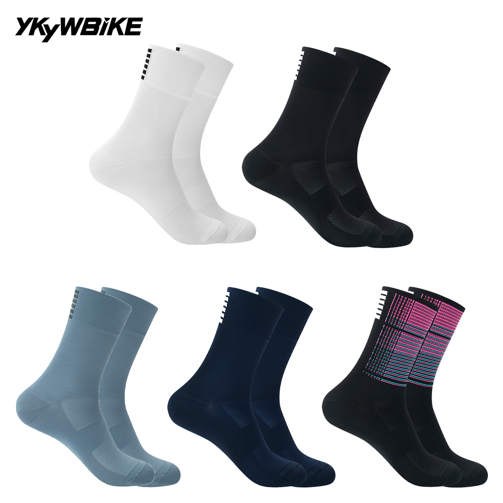 Sock Garter Men - YKYWBIKE Calzini Sportivi da Ciclismo Professionali,