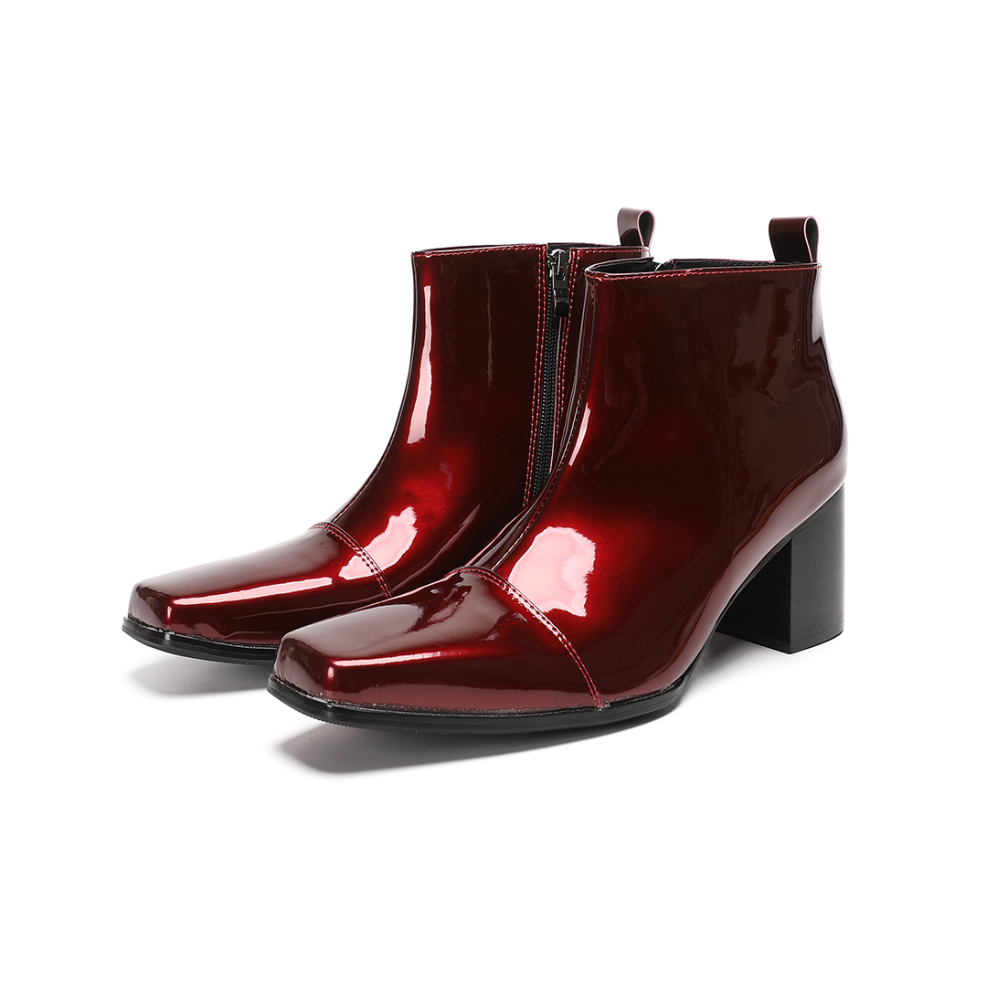 Men Formal Wear With Boots - Stivaletti da uomo in vera pelle