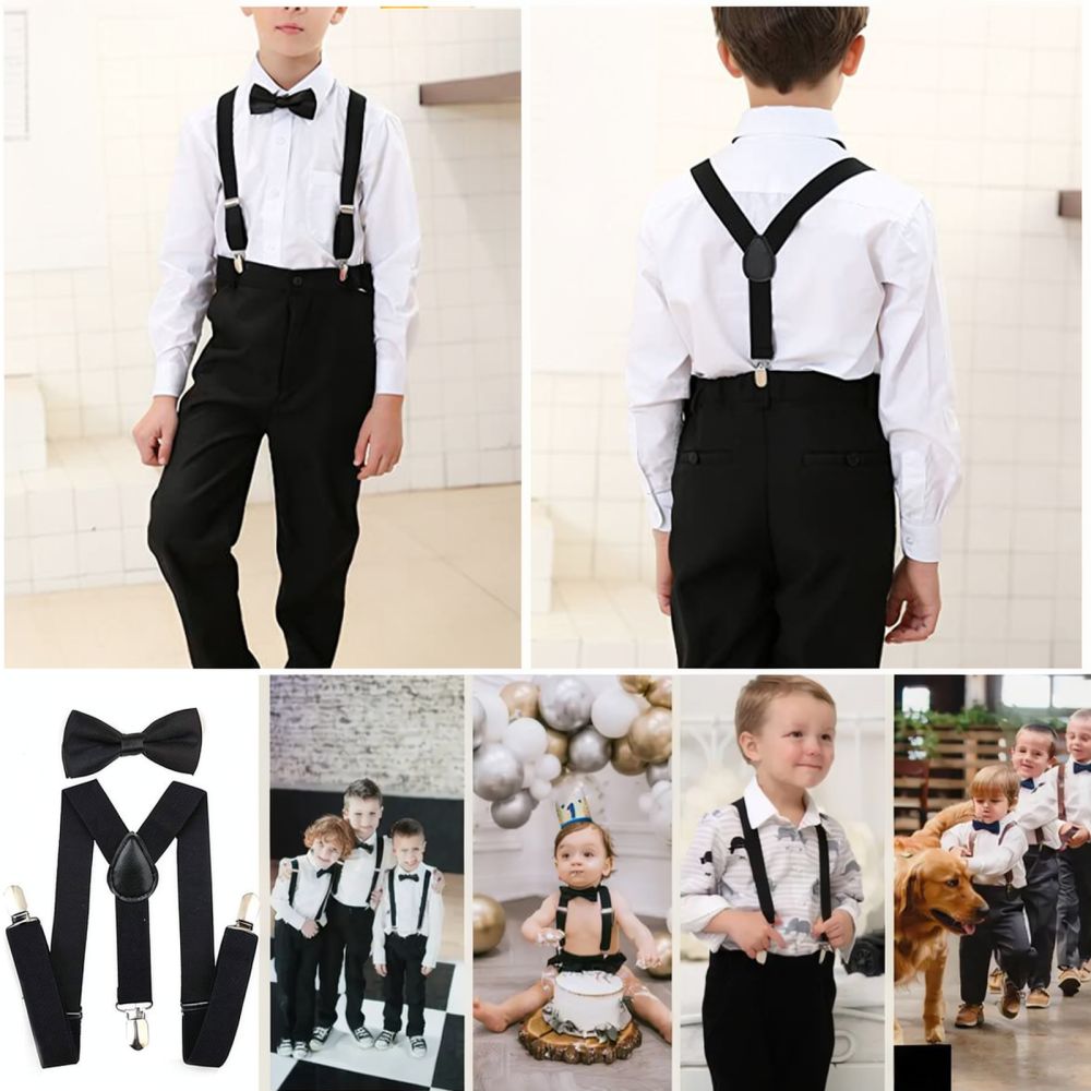 Bretelle elastiche a pois, ele - Men'S Formal Wear With Suspenders recensione e prezzo